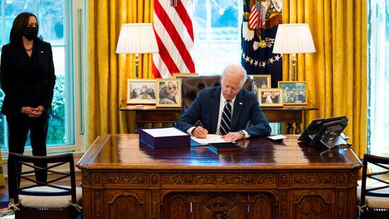 Equities rebound intact as Biden signs stimulus bill Equities rebound intact as Biden signs stimulus bill
